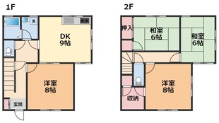 メゾンド浜田の物件間取画像